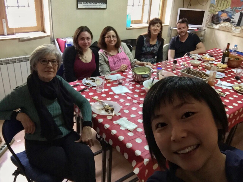 Alum lunch at the GEO Center with Ariel, Marta and GEO staff